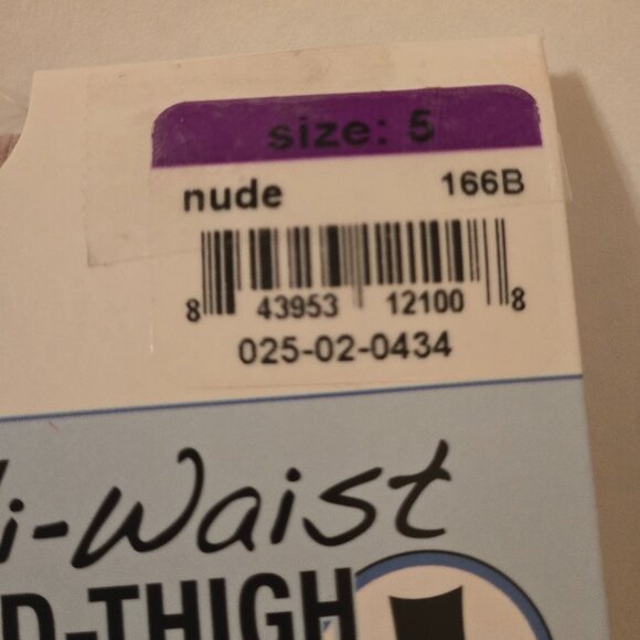 Spanx Assets by Sara Blakely Hi-Waist Mid Thigh Shapers Size 5 Nude NEW - Picture 4 of 4